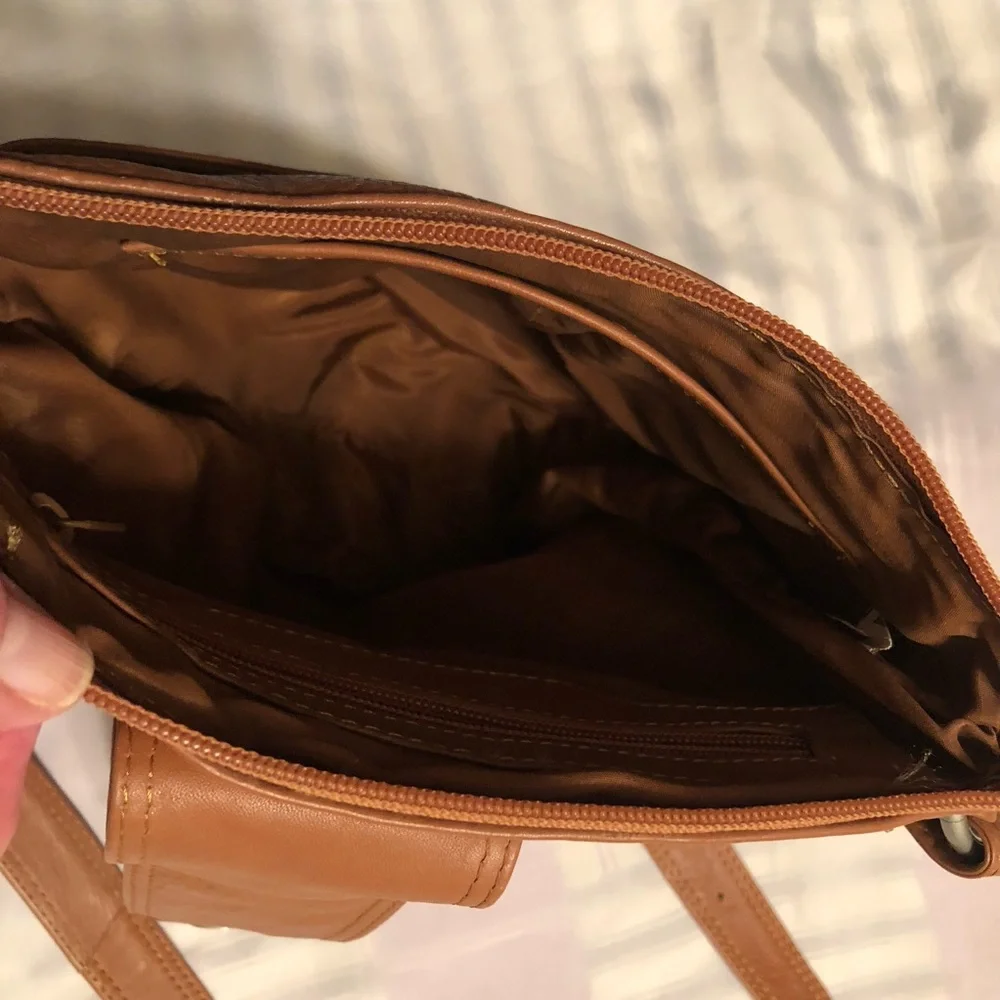 Brown Leather Crossbody Bag